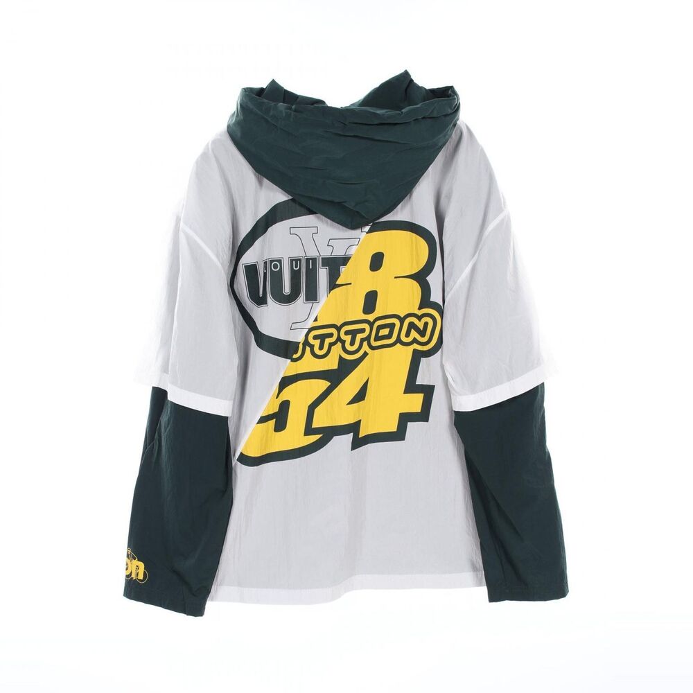 Louis Vuitton Nylon Jacket Patchwork Baseball Zip… - image 2